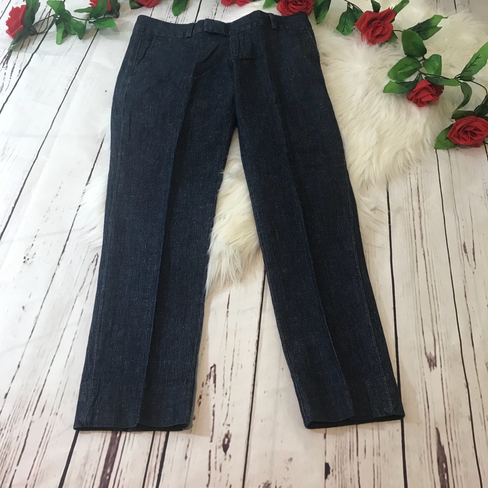 Banana Republic size 0 Monaco pant chambray crops
